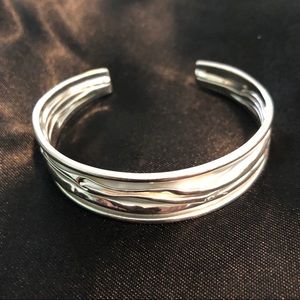 Sterling silver bangle bracelet